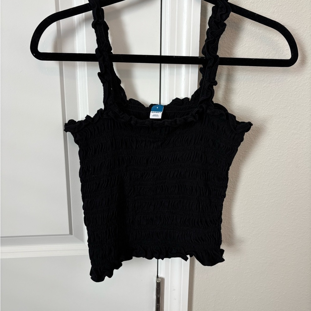 Old Navy—Black Ruffled Women's Top